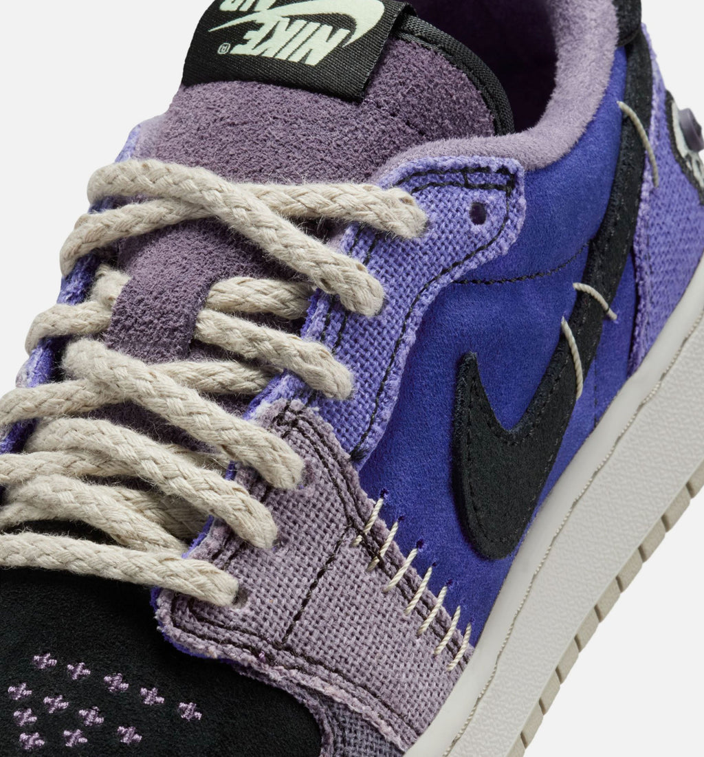 Air Jordan 1 Low OG Grade School Shoes - Regency Purple / Dark Raisin