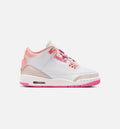 Air Jordan 3 Retro Grade School Lifestyle Shoe - Pearl Pink/Blossom Pink/Pink Glow/Super Orange