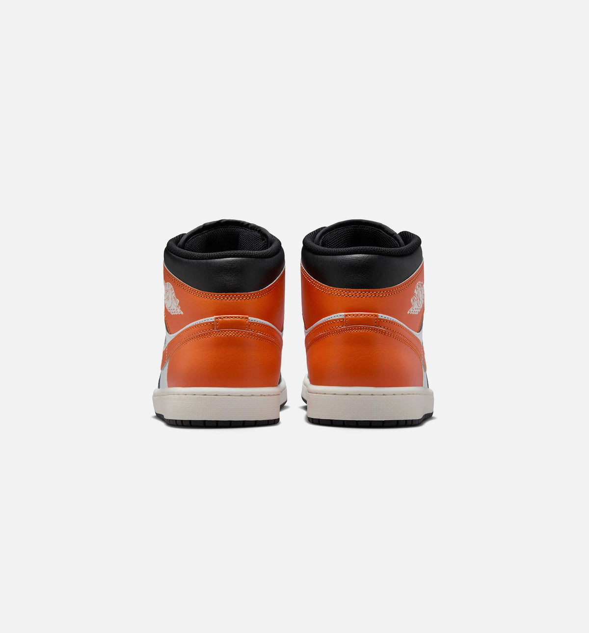 Air Jordan 1 Mid Men's Shoes - Starfish / White / Sail / Black