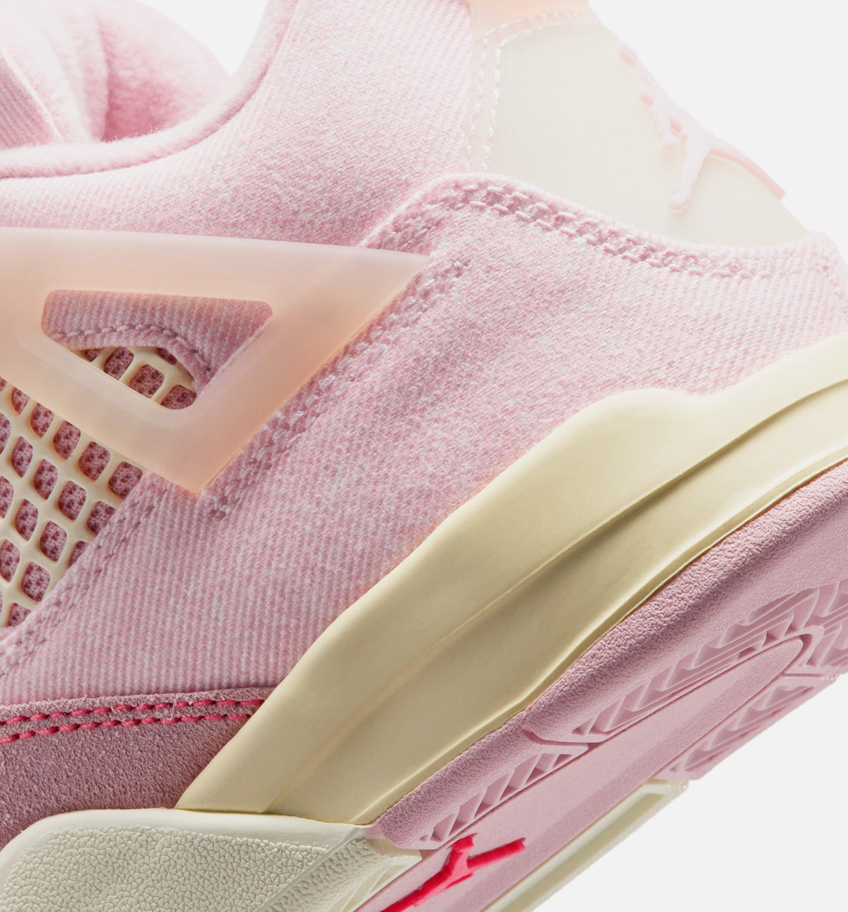 Air Jordan 4 Retro Pink Pearl & Iced Carmine Preschool Shoes
