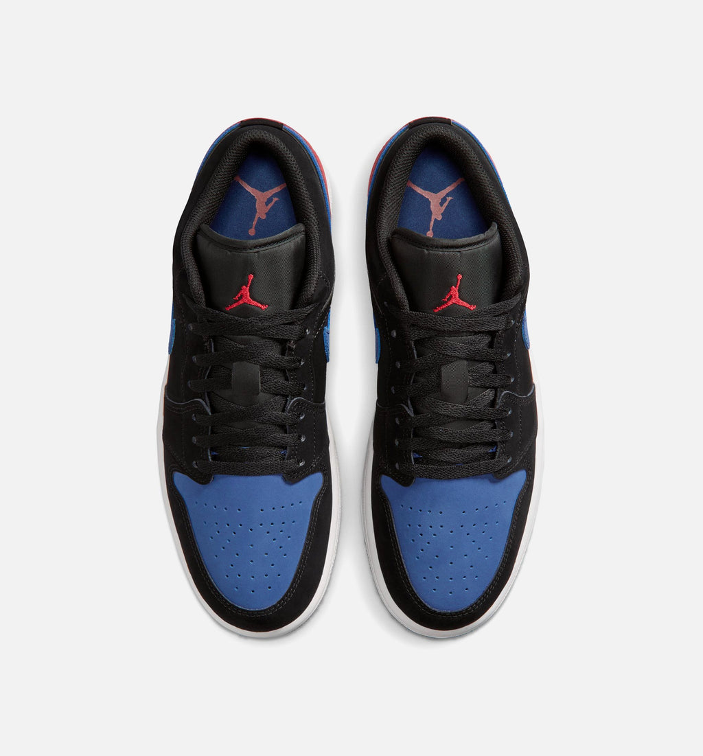 Air Jordan 1 Low Men's Shoes - Black / Summit White / True Blue / Varsity Red