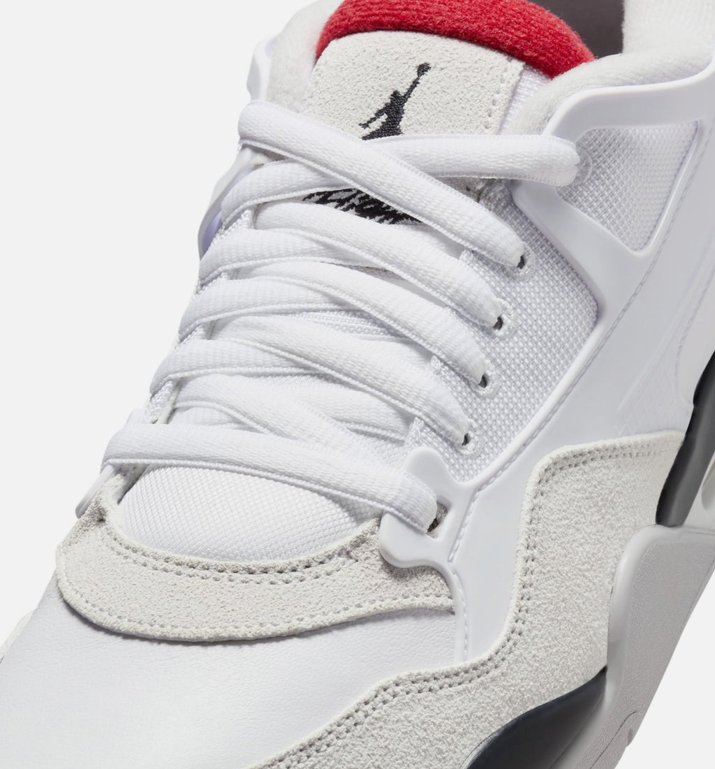 Air Jordan 4 RM White & Neutral Grey Men's Shoes
