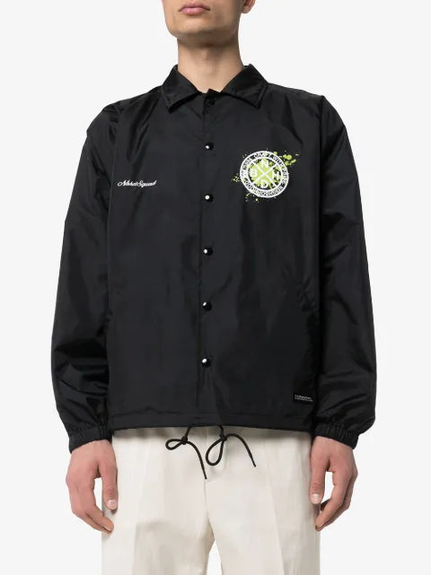 Neighborhood Brooks logo-print jacket