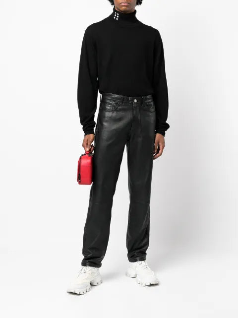 ROMEO HUNTE roll-neck fitted jumper