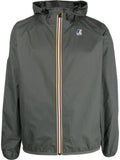 K-Way logo-print hooded jacket