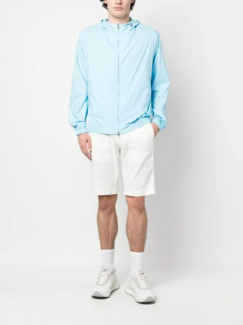 Fedeli one-tone zip-up jacket