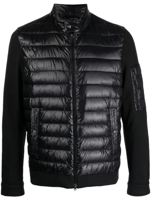 Herno padded-panel zipped jacket
