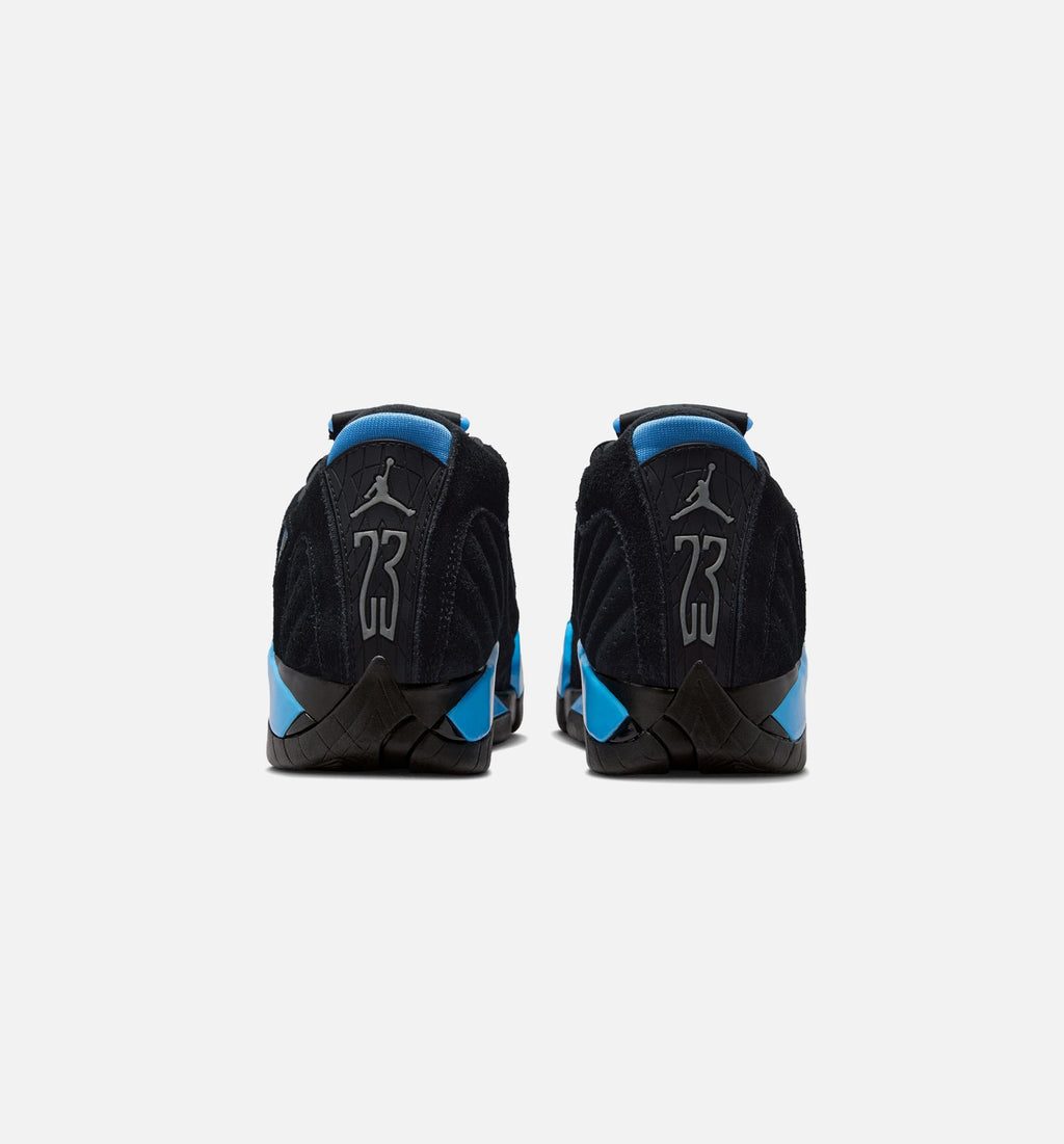 Air Jordan 14 Retro Black & University Blue Grade School Shoes