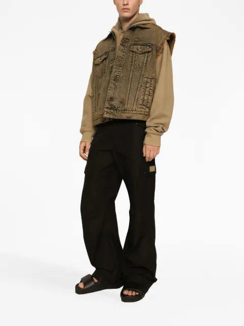 Dolce & Gabbana logo-print long-sleeved hoodie