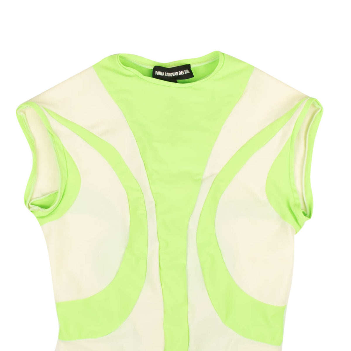 Paula Canovas Del Vas Lycra Sleeveless Top - Green