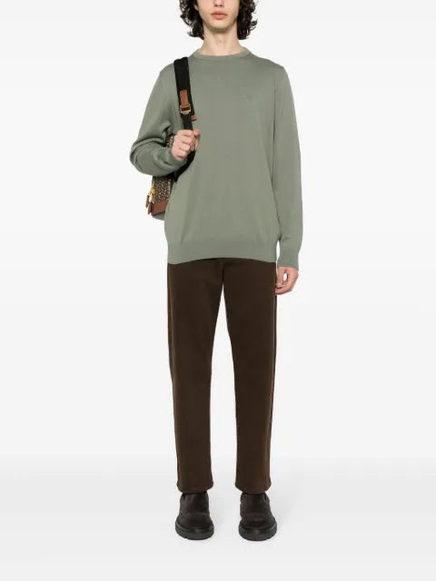 Barbour logo-embroidered sweater