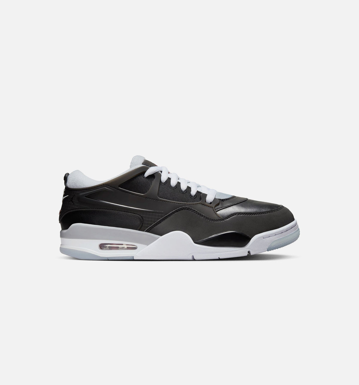 Air Jordan 4 RM Black, Red & Grey Men's Shoes