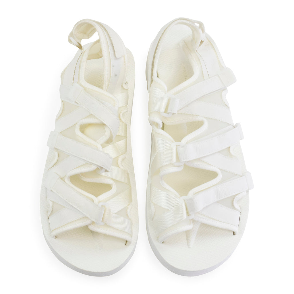 SILICON SANDALE - COLLABORATED WITH SUIC WHITE SANDALS