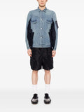 sacai panelled denim jacket