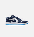 Air Jordan 1 Low Men's Shoes - Midnight Navy / University Blue / White