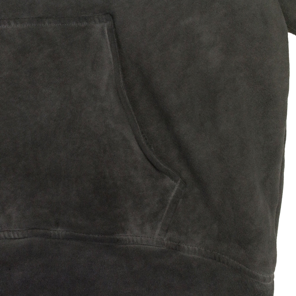 BLACK OIL WASH HOODIE
