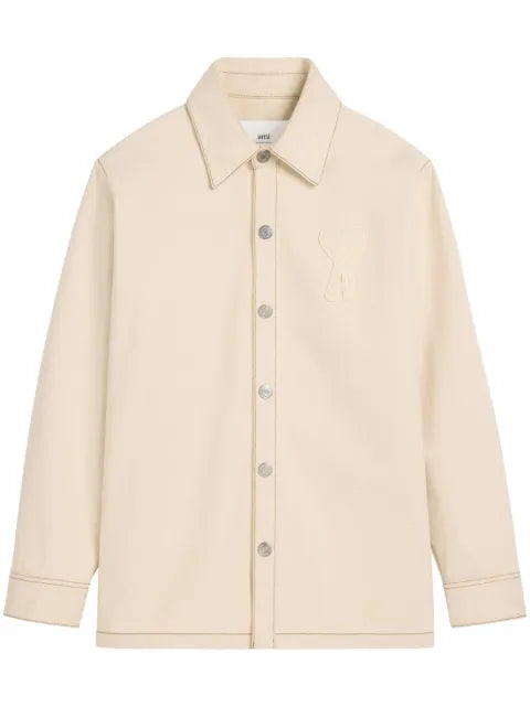 AMI Paris Ami de Coeur cotton overshirt