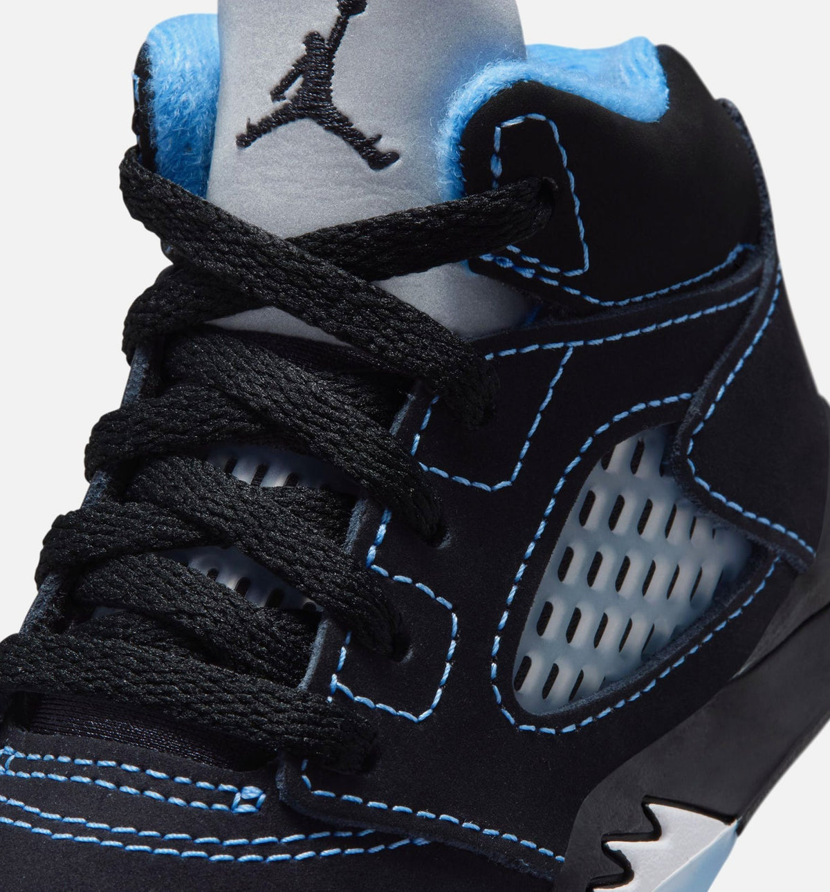 Air Jordan 5 Retro Black Carolina Infant & Toddler Lifestyle Shoes - Black/University Blue/White