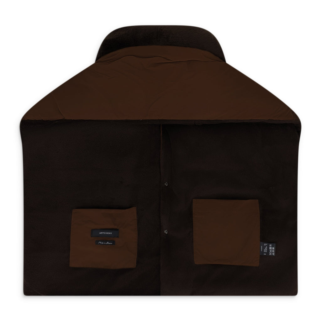 Brown Puff Down Mufler