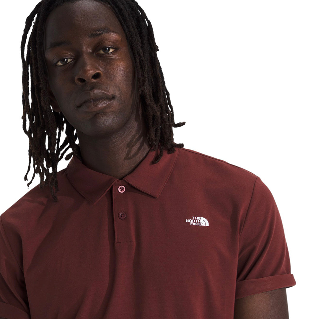 Camisa Adventure Polo para hombre color vino