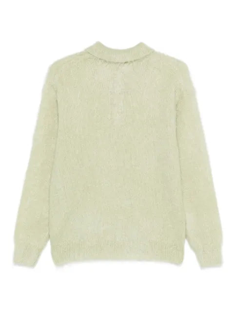 Auralee button-up sweater