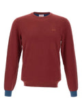 Sun68 elbow-patch ribbed-cuff sweater