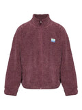 American Vintage Hoktown teddy zip-up jacket