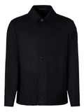 slowear button-fastening shirt jacket