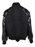 JUNTAE KIM  flower-embellished bomber jacket