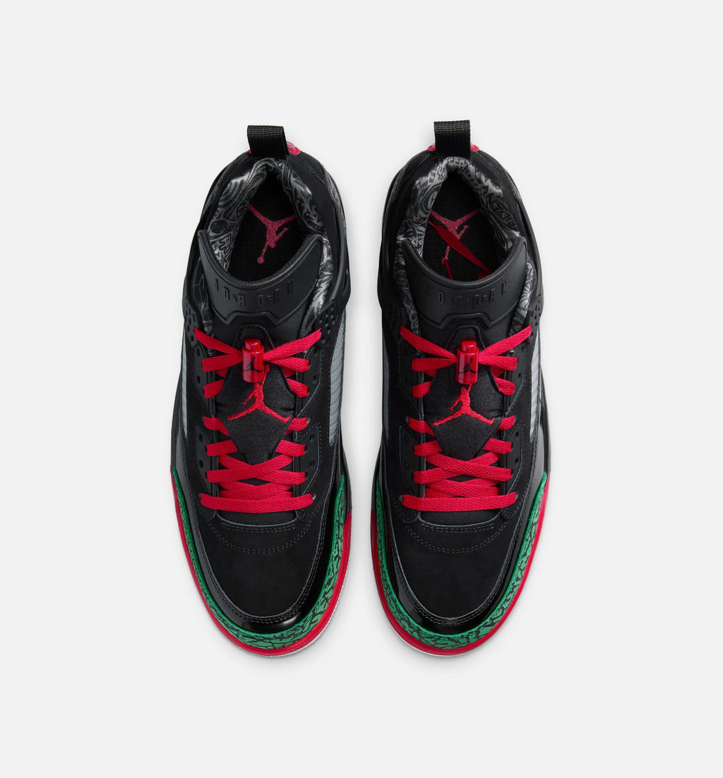 Spizike Low Black & Classic Green Men's Shoes