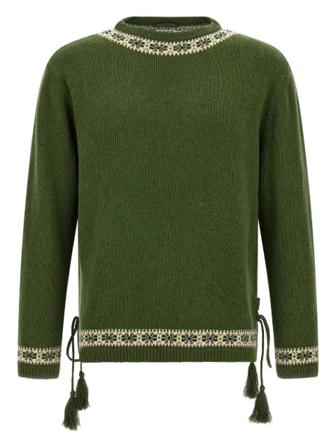 BODE jacquard fair-isle sweater