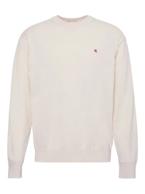 Calvin Klein logo-detail crew-neck sweater