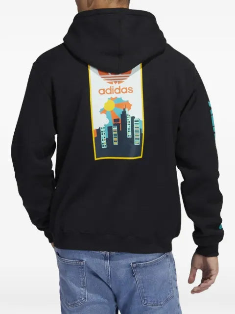 adidas x Beyond The Streets logo-detail hoodie