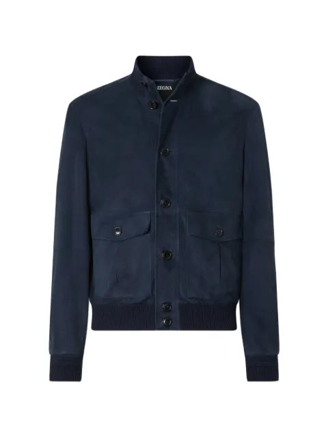 Zegna suede blouson jacket