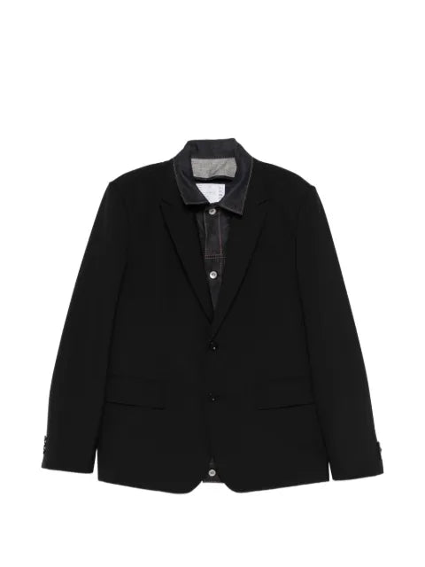 sacai collared jacket