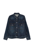 sacai flap-pocket denim jacket
