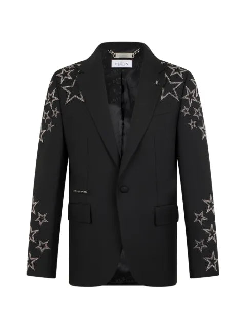 Philipp Plein studs star-detail blazer