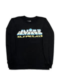 Vlone Juice Wrld 999 Globe long-sleeve sweatshirt