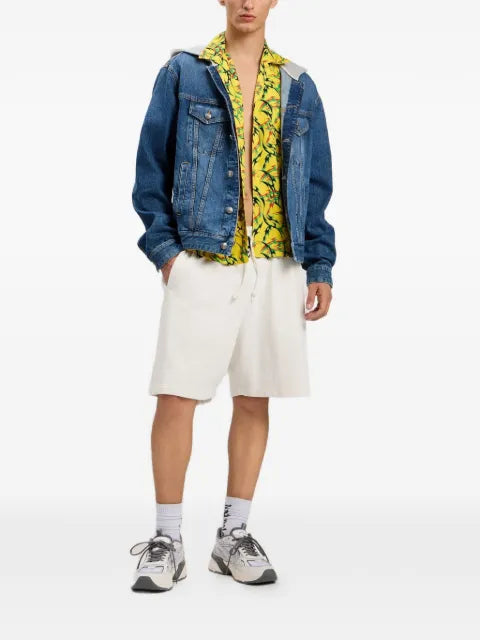Palm Angels Curved Logo denim jacket