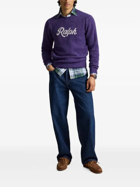 Polo Ralph Lauren logo-knit sweater