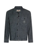C.P. Company chambray long sleeve zip shirt