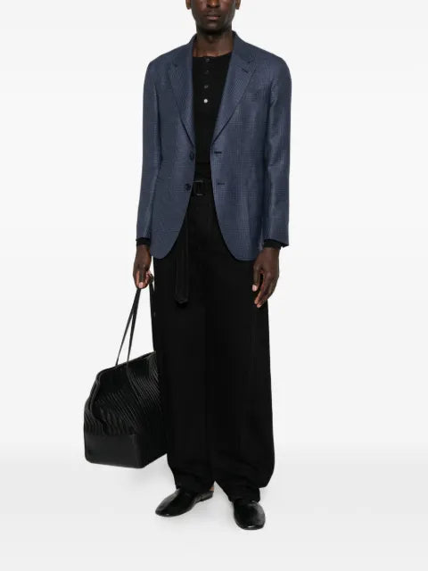 Zegna check-patterned blazer