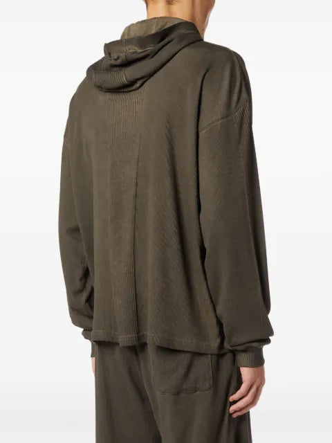 Diesel ribbed-knit hoodie