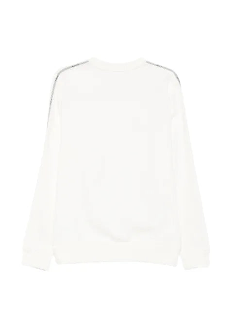 Lacoste stripe band fleece sweatshirt