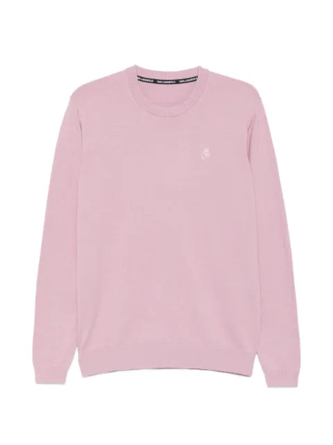 Karl Lagerfeld embroidered-logo sweater