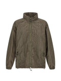 Comme des Garçons Homme check-pattern zip-up jacket