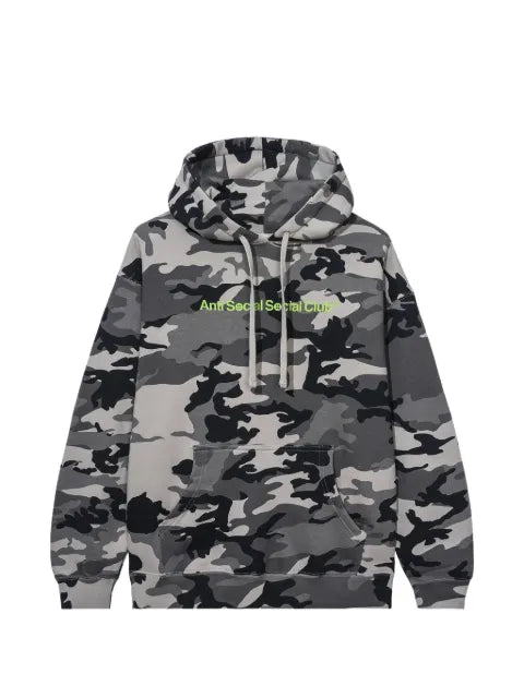 Anti Social Social Club camouflage-print hoodie