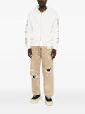 Htc Los Angeles stud-embellished zip-up hoodie