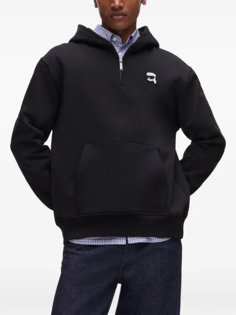 Karl Lagerfeld Ikon half-zip hoodie