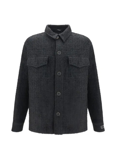 Balmain flap-pocket shirt jacket